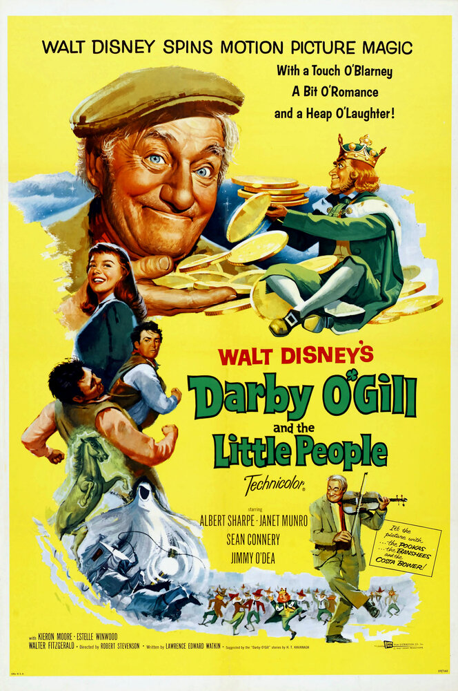 Дарби О&amp;#039;Гилл и маленький народ / Darby O&amp;#039;gill And The Little People / 1959 / АП (Лагута) / WEB-DLRip