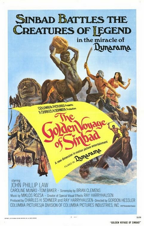 Золотое путешествие Синдбада (Синбада) / The Golden Voyage of Sinbad / 1973 / ПМ, СТ / BDRip