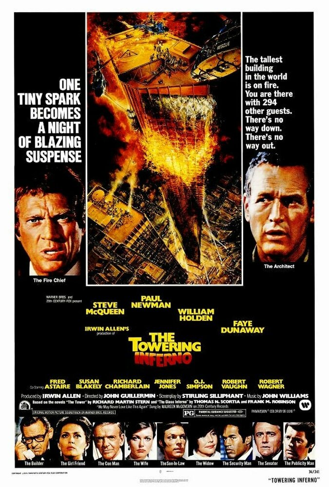 Вздымающийся ад (Ад в поднебесье) / The Towering Inferno / 1974 / ПМ / BDRip (1080p)